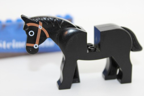 Lego pferd schwarz - (c),