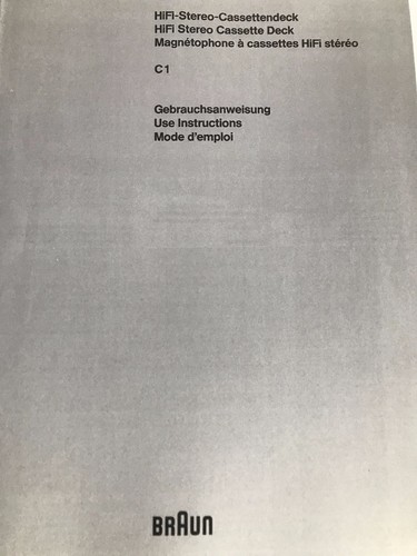Bedienungsanleitung braun - bedienungsanleitung,