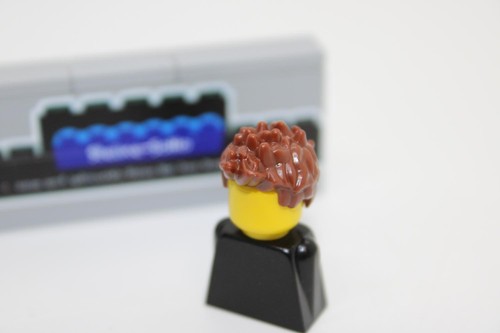Lego herrenhaar mann - 1x,